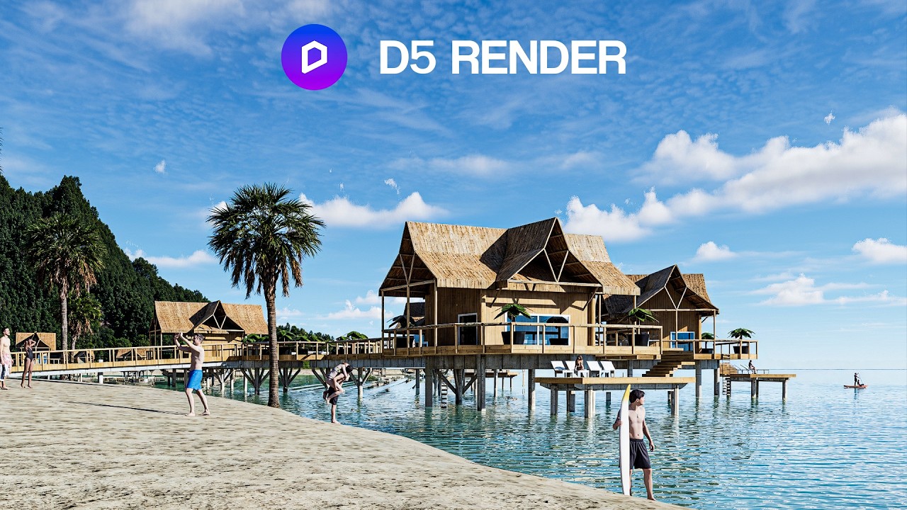 D5 Tutorial Exterior Rendering 