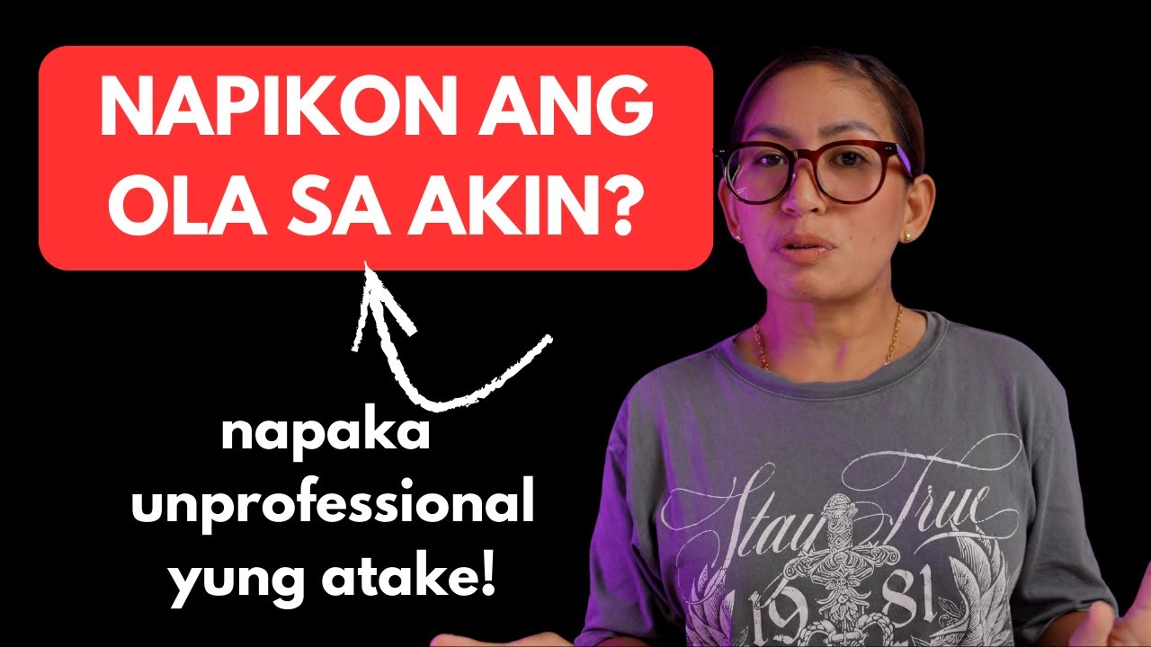 NAPIKON ANG OLA SA AKIN? Ganyan pala sa kanila
