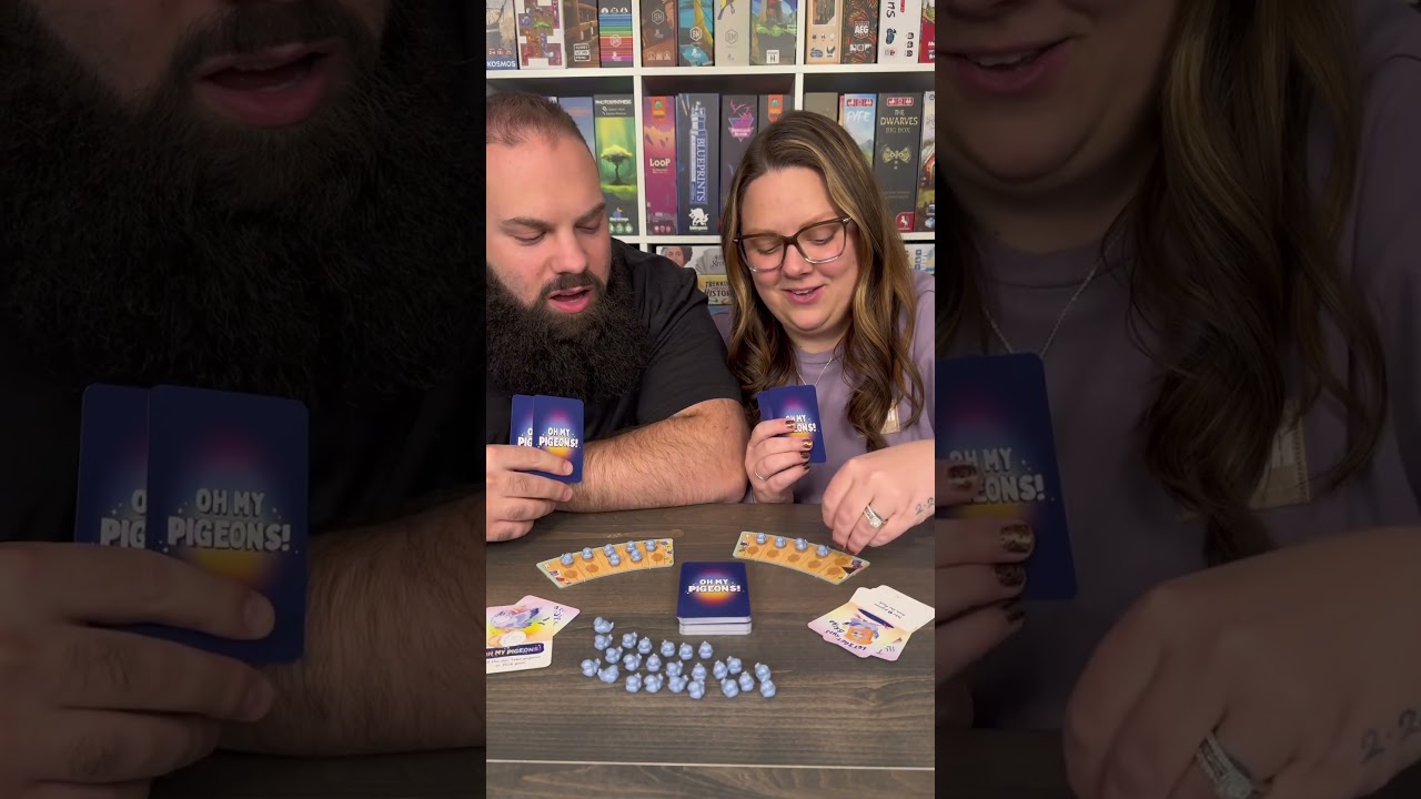 Come Play Oh My Pigeons! With Us! #boardgames #couple #fun @ravensburgerna