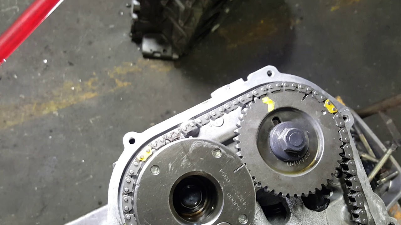 2002 - 2005 nissan Altima timing chain timing marks and how to cancel the balancer on the 2.5 nissan