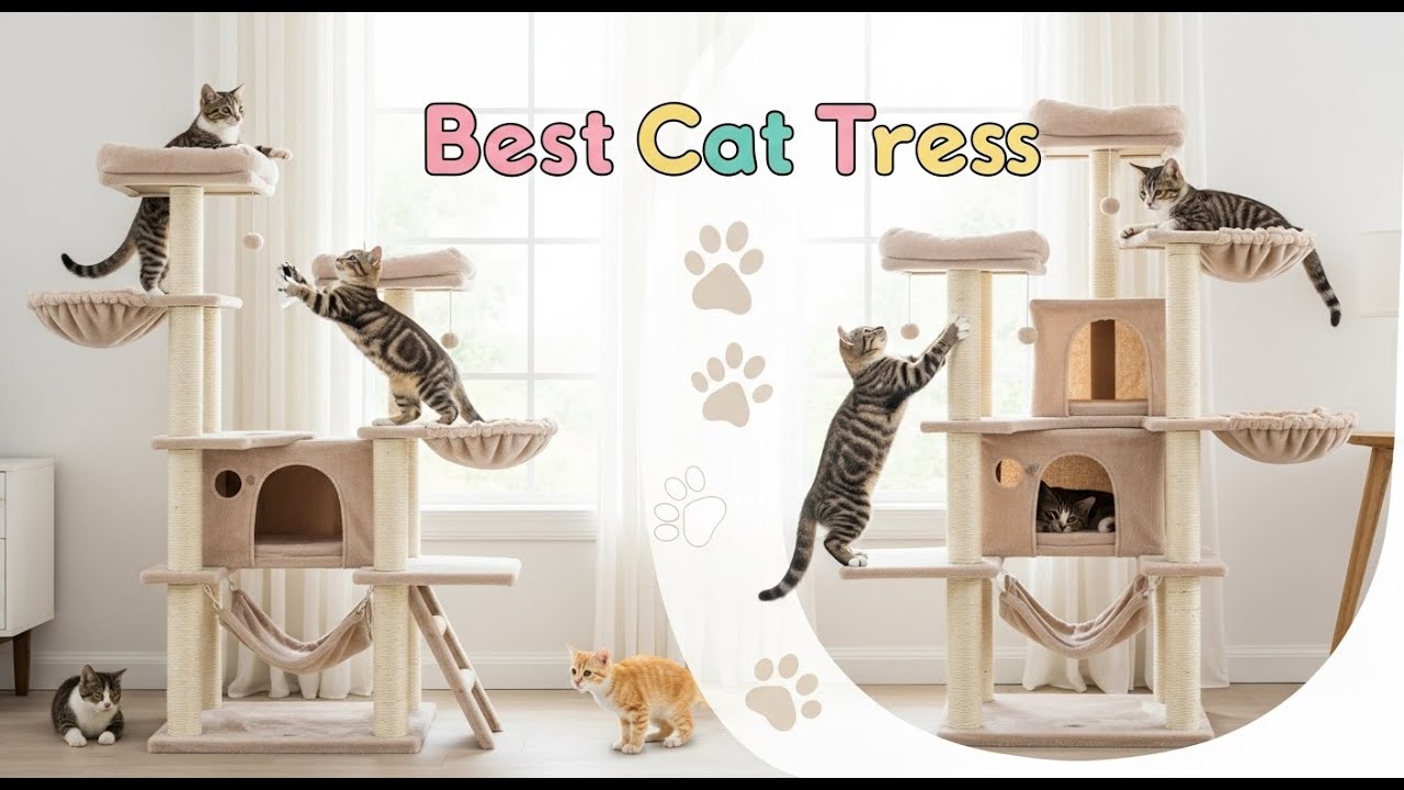TOP 5 Best Cat Trees 2026 | Sturdy, Stylish & Fun&mdash;This Cat Tree Has It All!
