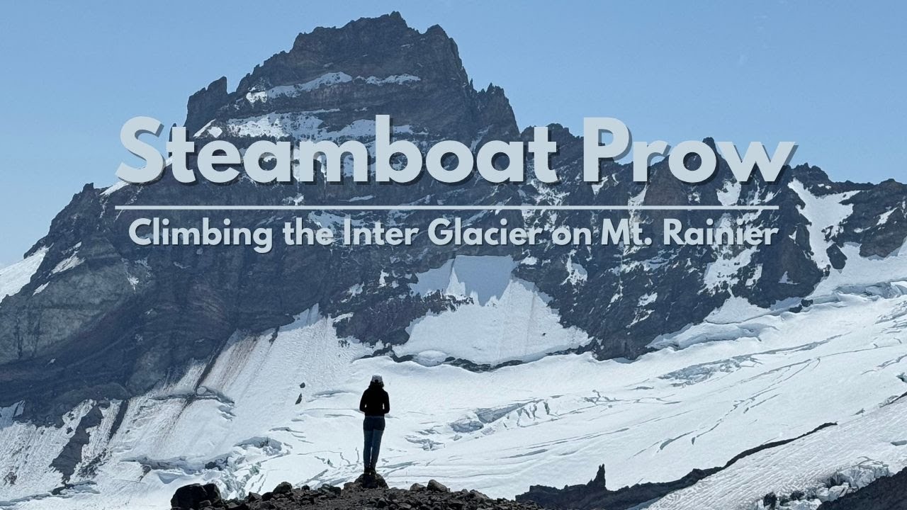 Climbing to Steamboat Prow on Mt. Rainier