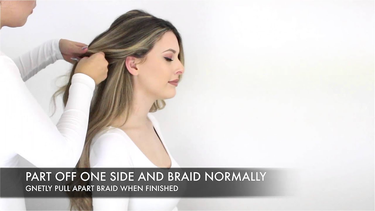Braided Flower Updo
