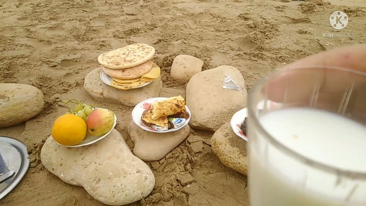 جولة في قرية #اخفنير/ فطور على الشاطئ