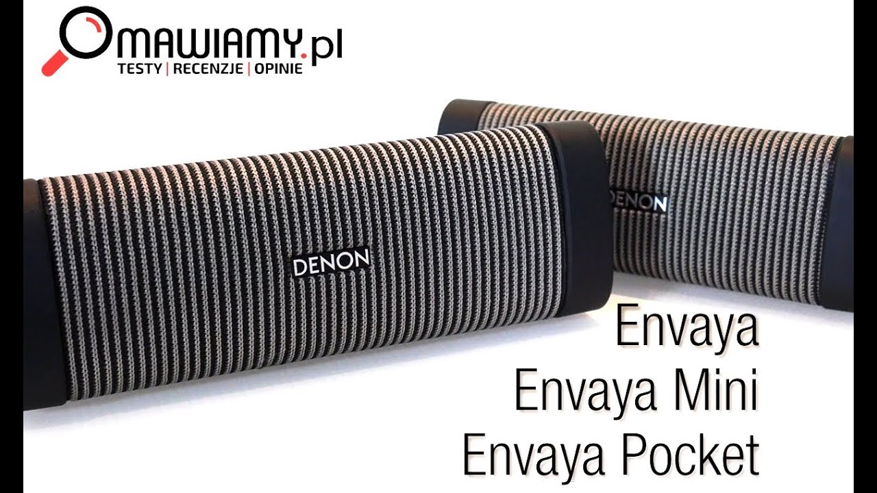 Głośnik Bluetooth od Denona. Envaya, Envaya Mini, Envaya Pocket.