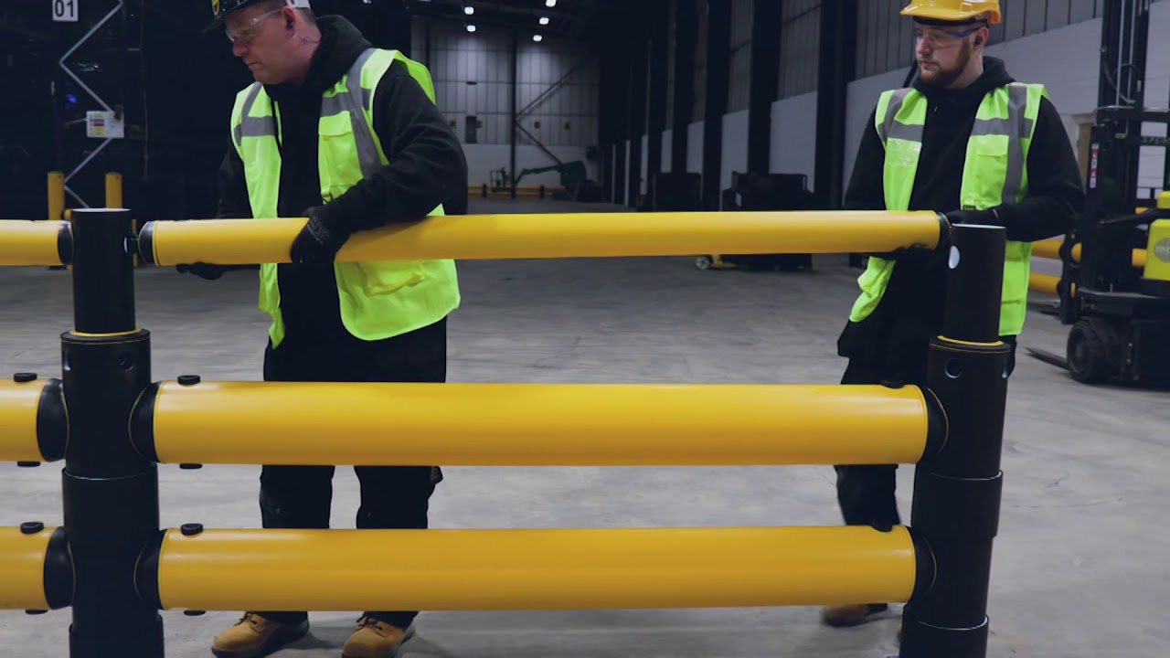 A-SAFE | Монтаж Atlas Double Traffic+ Safety Barrier