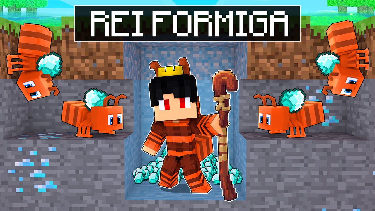P3DRU VIROU o FORMIGA REI no MINECRAFT! ‹‹ P3DRU ››
