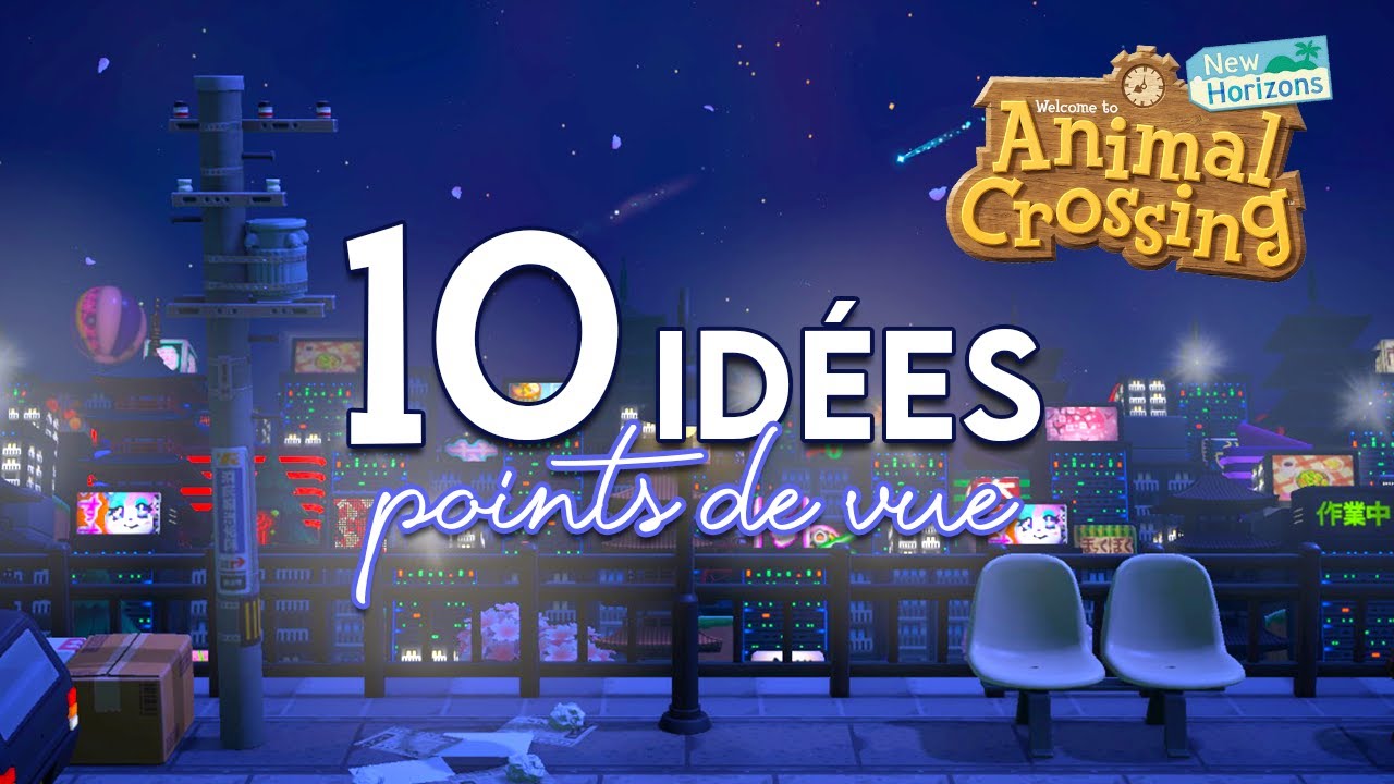 10 IDÉES DÉCO POUR LES POINTS DE VUE 🌱 - ANIMAL CROSSING NEW HORIZONS