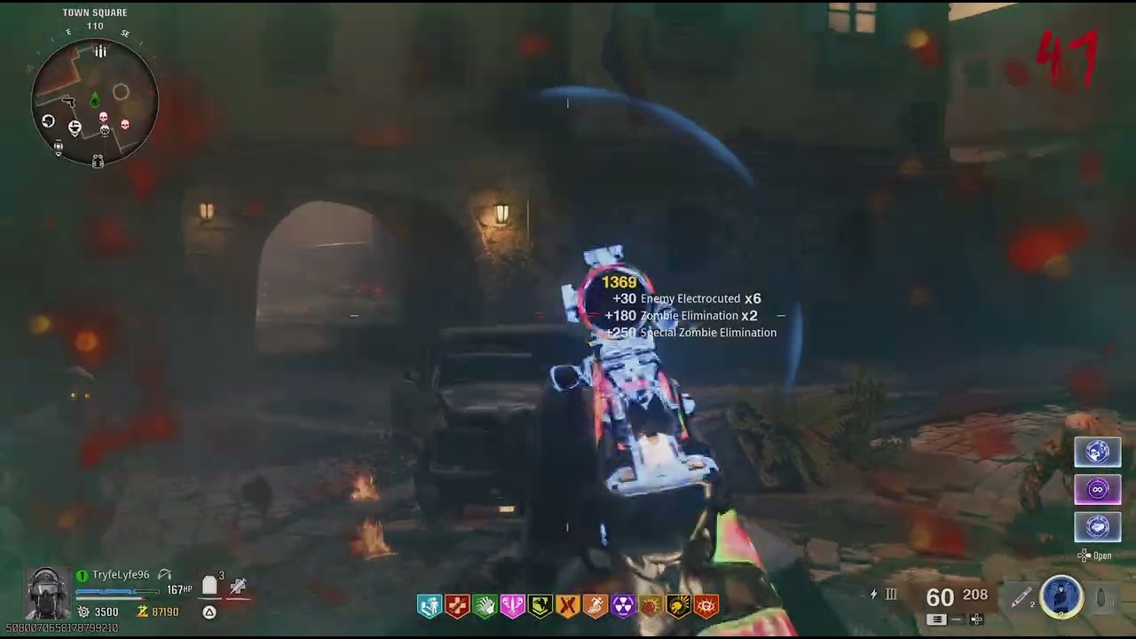CODBO 6 zombies Citadel de mortes round 47