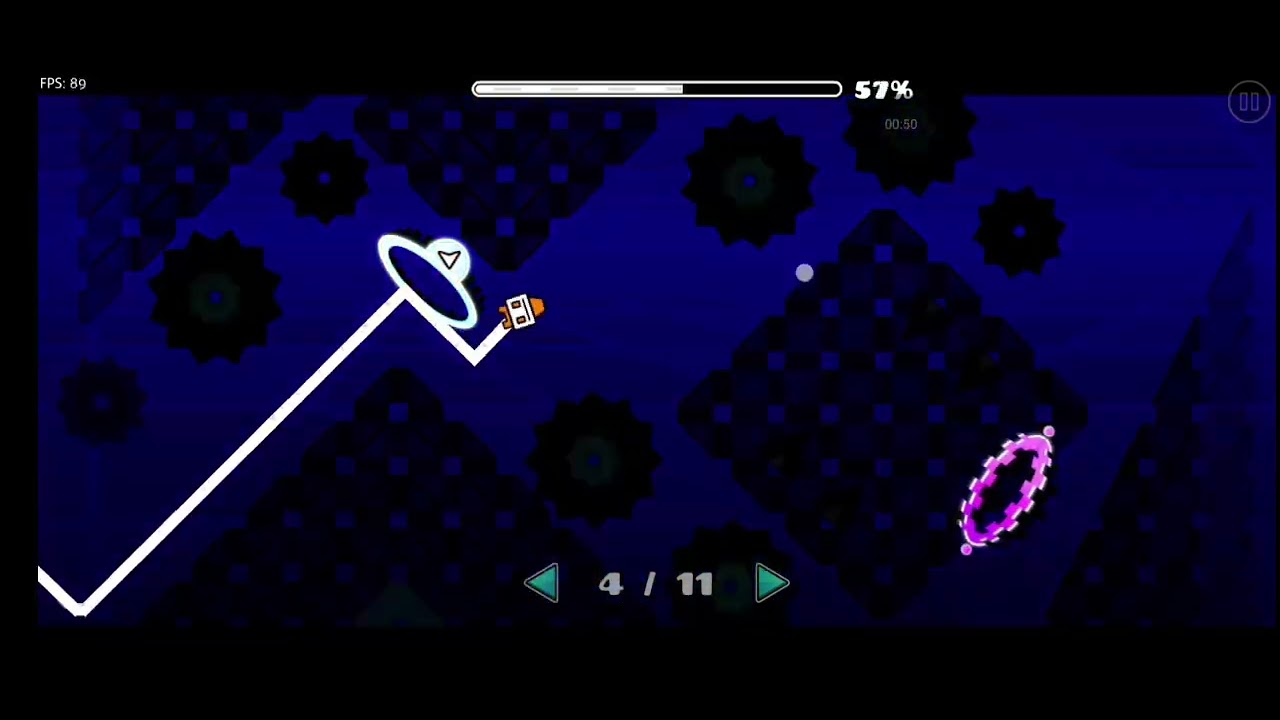 Rebeating Jawbreaker on Mobile (34%-69%) #geometrydash 