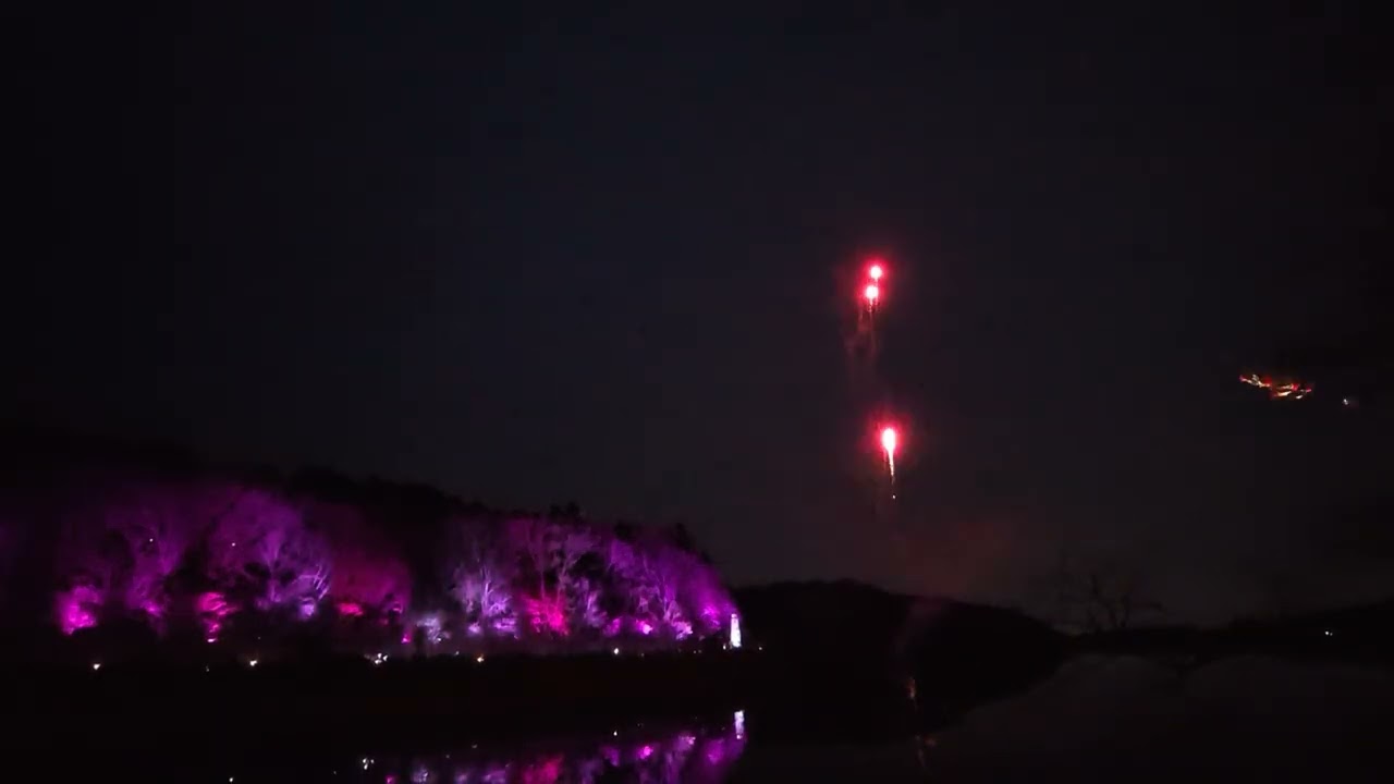 ムーミンバレーパーク ムーミン谷の湖上花火大会2026年2月
