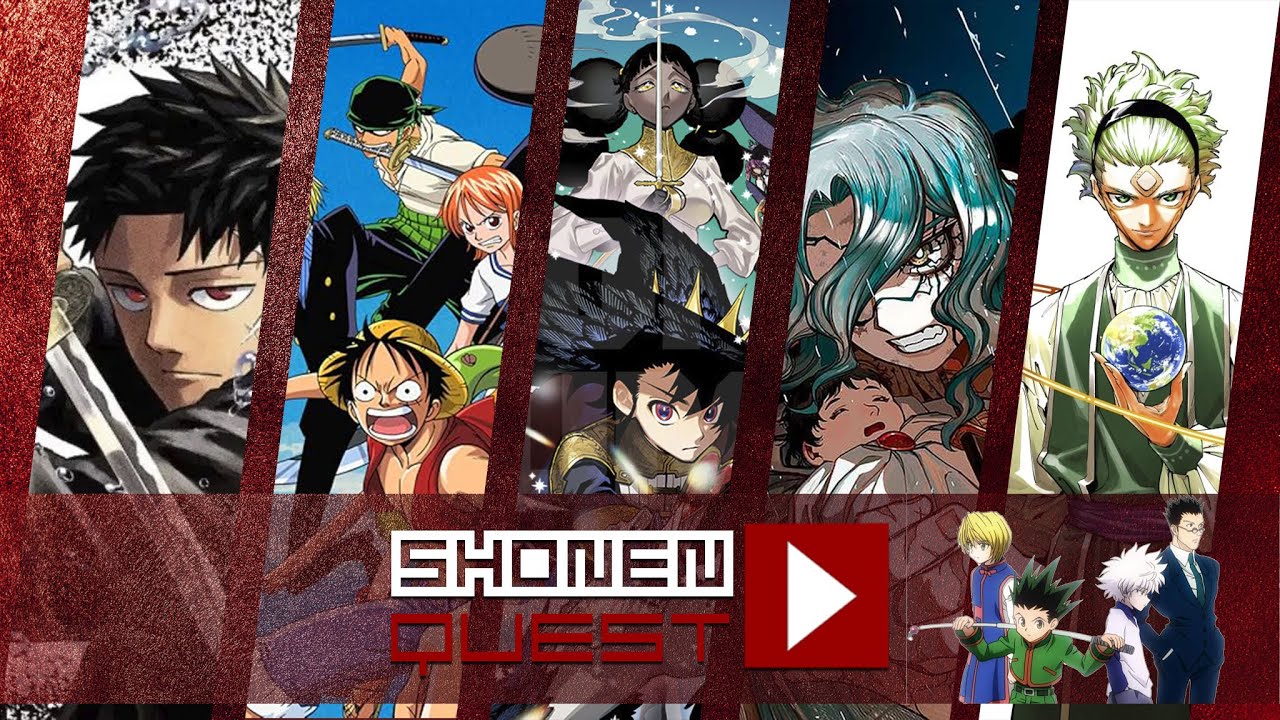 Shonen Quest -  #centuria 84, #jujutsumodulo 25, #kagurabachi 114, #madannoichi 73 e #onepiece 1176