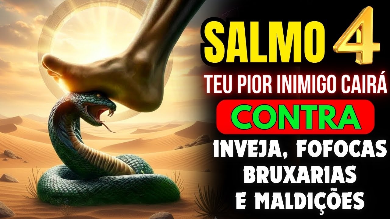O SALMO QUE NENHUM BRUXO QUER QUE VOCÊ DESCUBRA: Libertação Imediata e Quebra de Macumba. SALMO 4