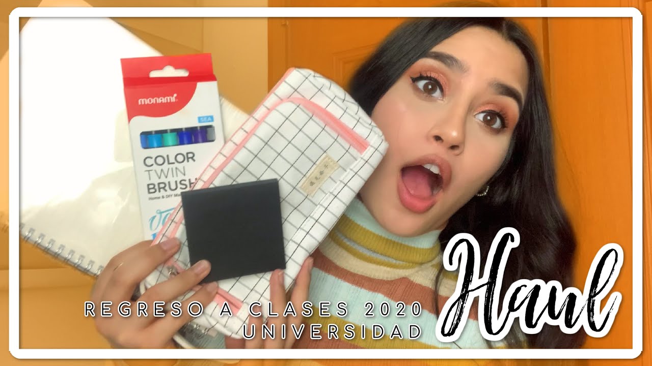 HAUL REGRESO A CLASES UNIVERSIDAD 2020 ft: STATIONERYPAL #ValelulyRod