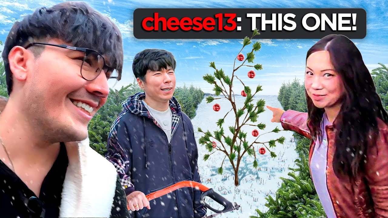 We went on an IRL Christmas Tree Hunt