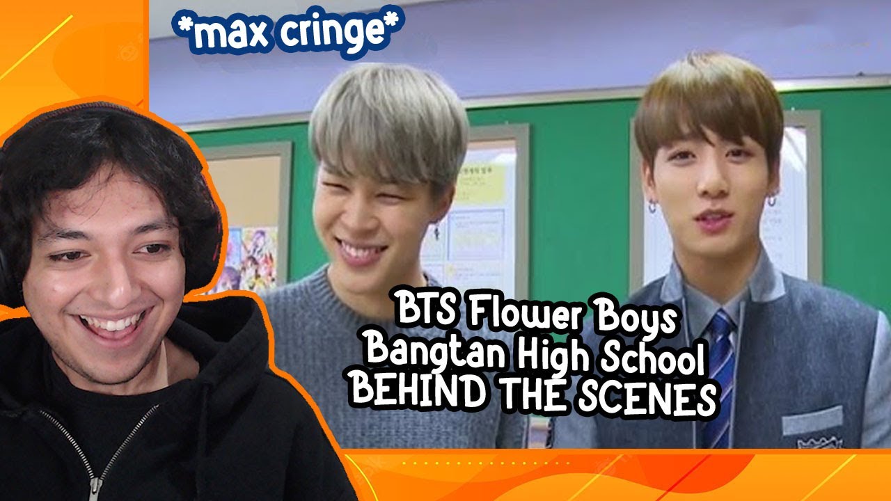 BTS Flower Boys Bangtan High School Behind the Scenes - Reaction