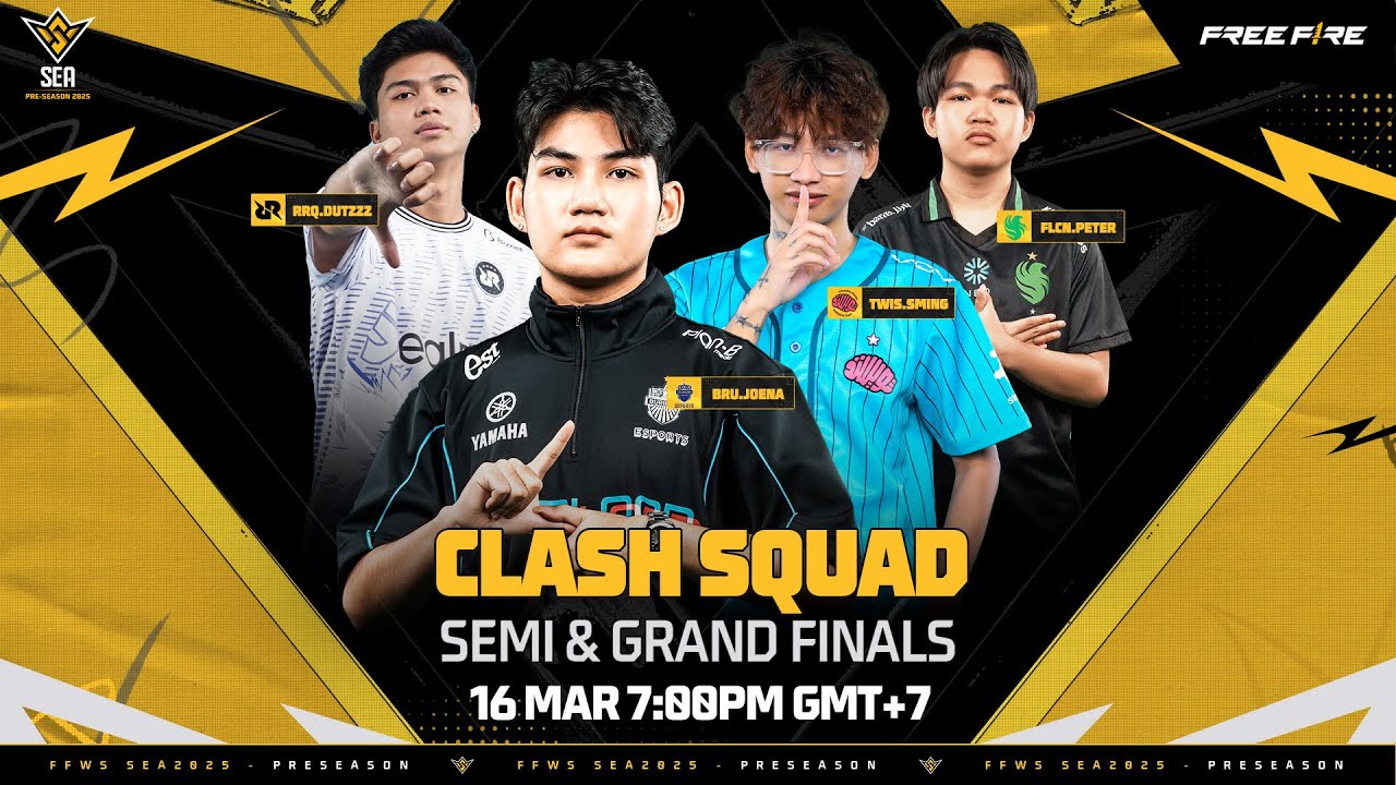 [EN] FFWS SEA Pre-season 2025 | Clash Squad | Semi & Grand Finals