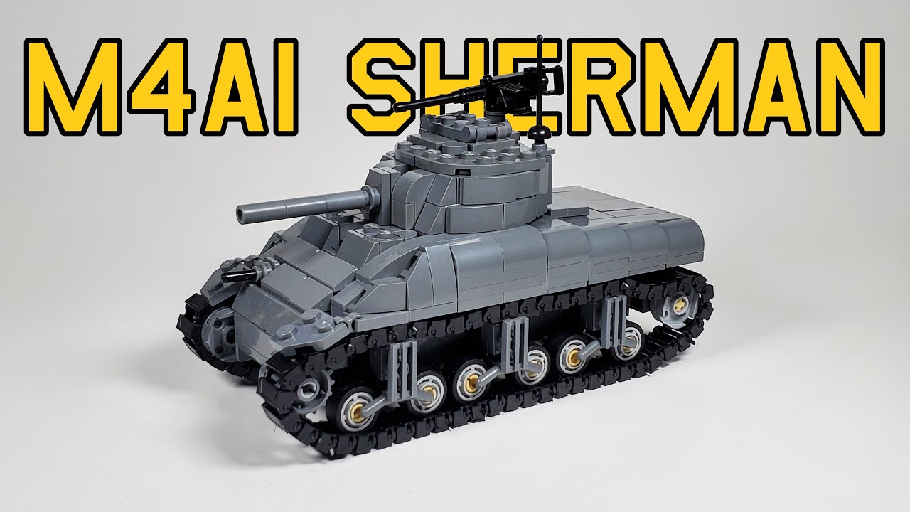 Building the M4A1 Sherman in LEGO
