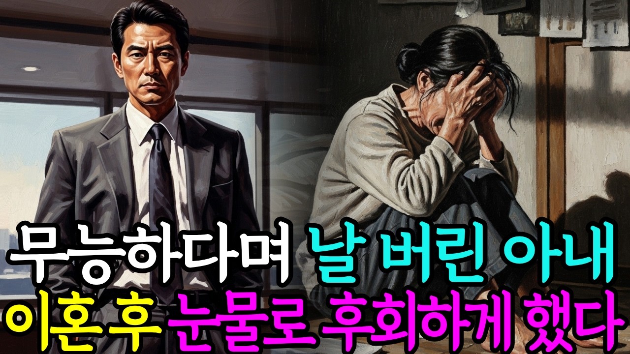 실패한 남편이라며 날 버린 아내  몇 년 뒤, 상황은 완전히 뒤집혔다 #오디오북 #인생사연 #사연낭독