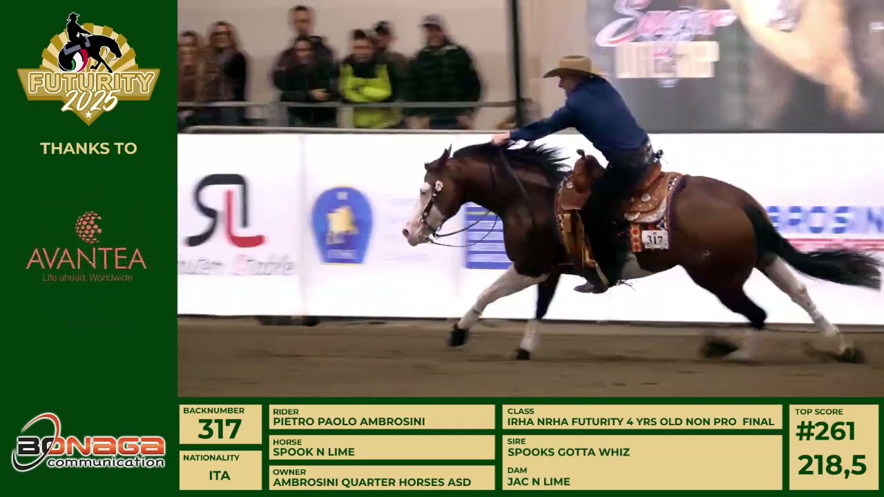 Futurity 2025 - PIETRO PAOLO AMBROSINI & SPOOK N LIME score 208