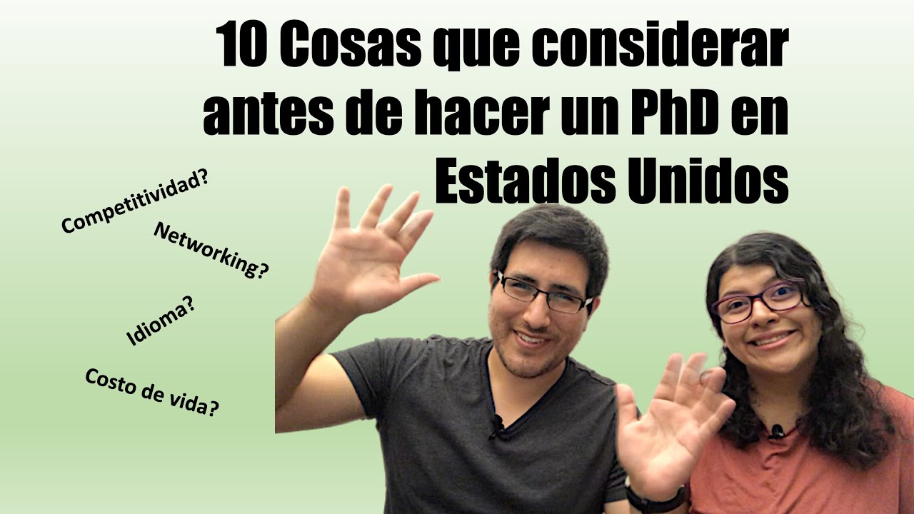 Que saber antes de hacer un PhD en Estados Unidos? | 🇵🇪 Científicos Peruanos en USA 🇺🇸