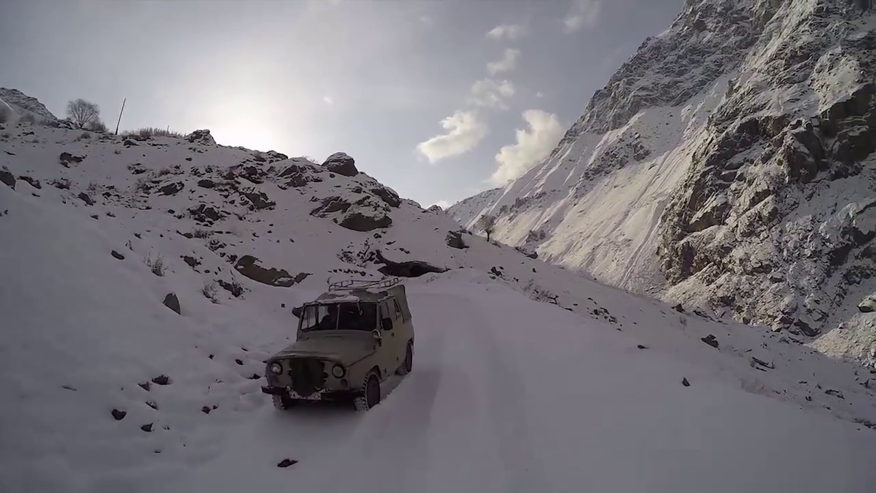 The Road to  Khuf Valley Tajikistan