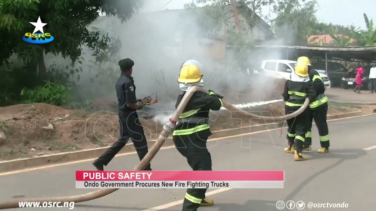 Ondo Govt Procures New Fire Fighting Trucks for Public Safety