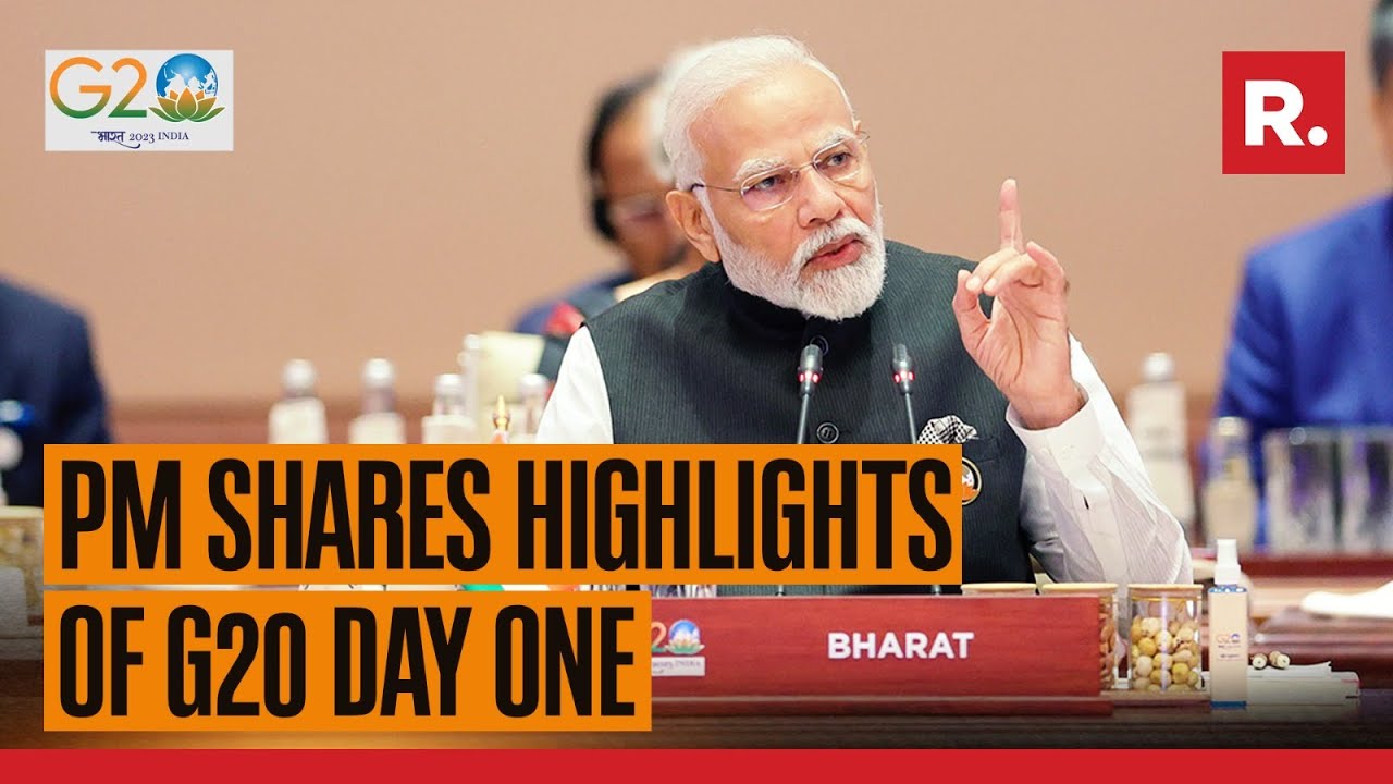Prime Minister Narendra Modi Shares Highlights Of G20 Day 1 On Twitter | WATCH