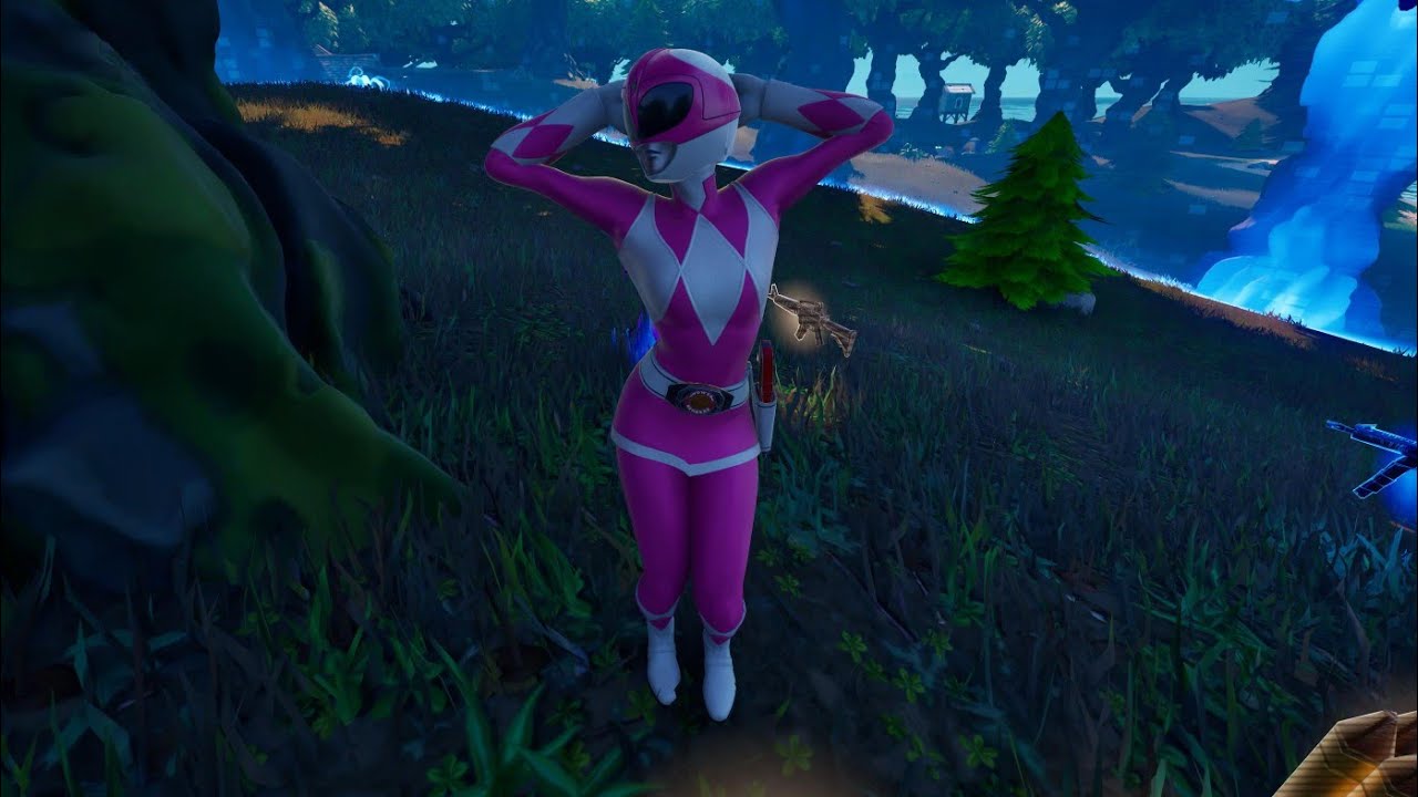 Fortnite Recarga PINK RANGER VICTORIA en SQUAD 10 KILLS