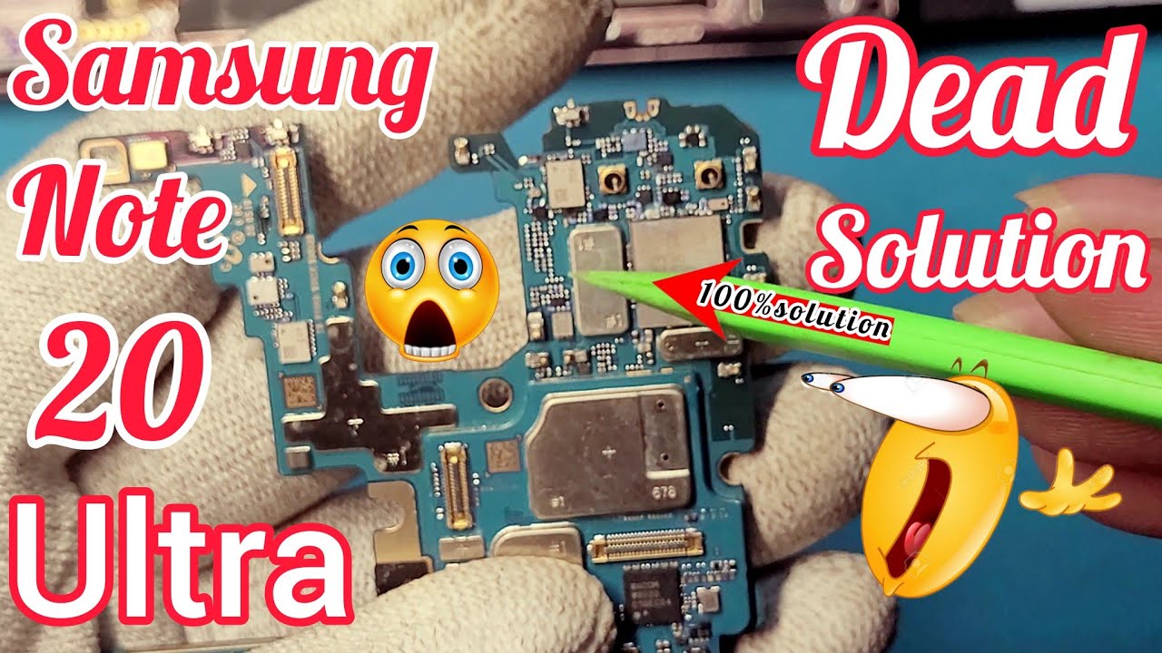Samsung Note 20 Ultra Dead Problem Liquid Damage Solution #mobileengineer