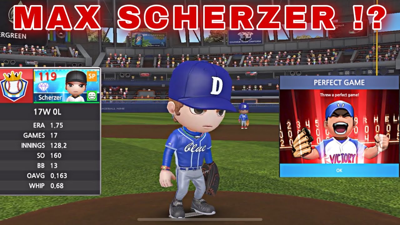 Baseball 9 Max Scherzer Joins The Squad!!