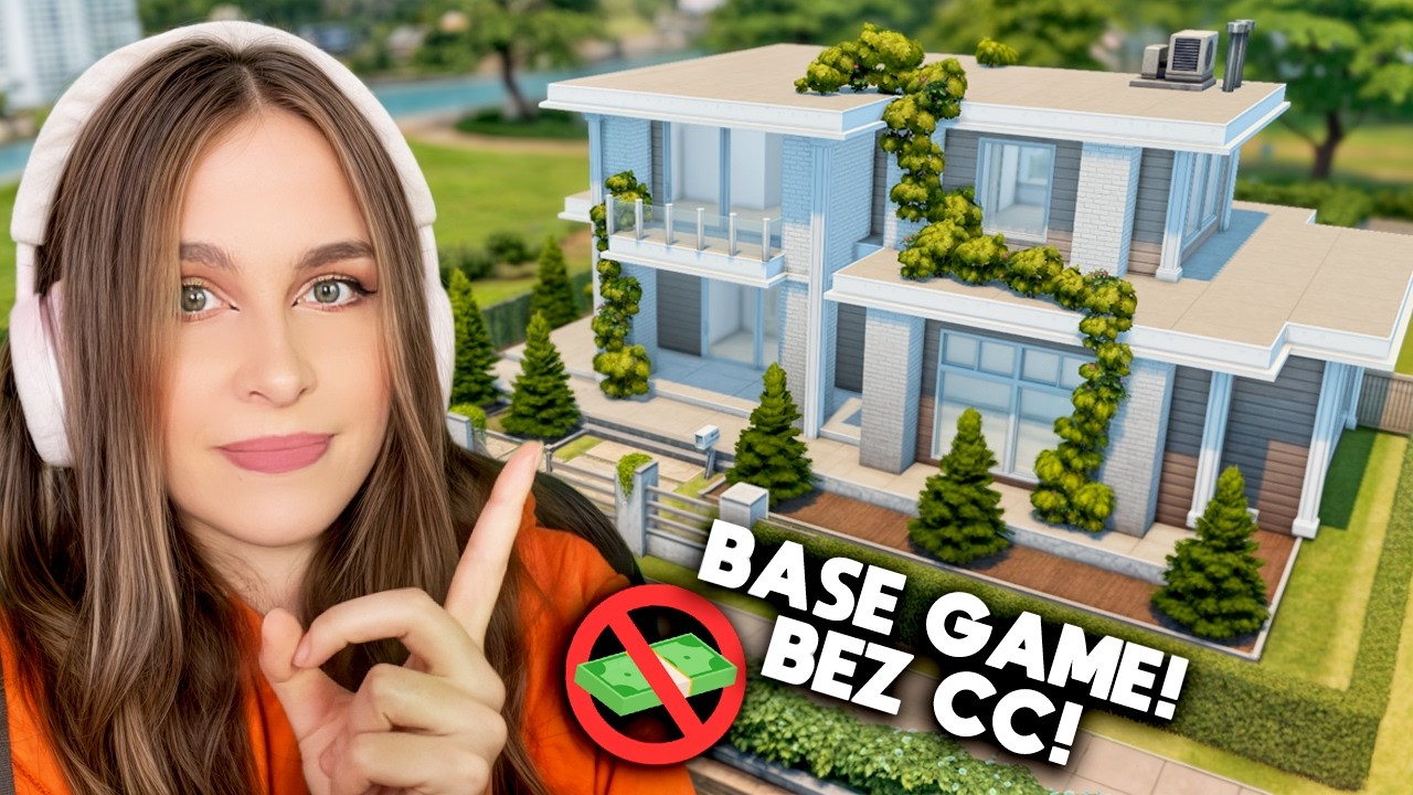 Zbudowałam TEN dom bez DODATK&Oacute;W I MOD&Oacute;W!  | TS4 Base game build |  BUDOWA WIERZBOWEJ ZATOCZKI