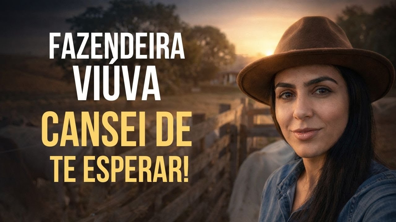 Ela é uma FAZENDEIRA VIÚVA e decidiu não vai mais esperar um homem ir até ela