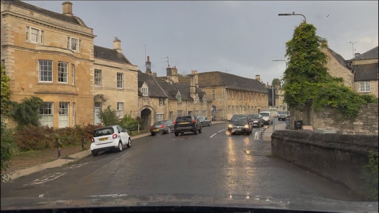 Birmingham to Witney Drive | Relaxing UK Road Trip in EV (Cold Morning)