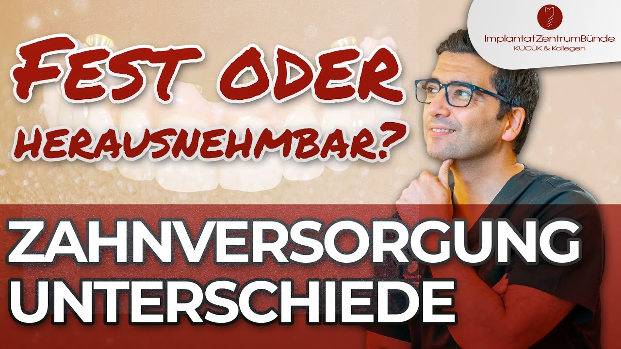 Feste Zähne auf Implantaten VS. herausnehmbare Zahnversorgung