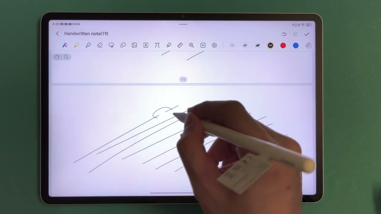 Honor Magic Pencil 4S &mdash; Тест рисования линий