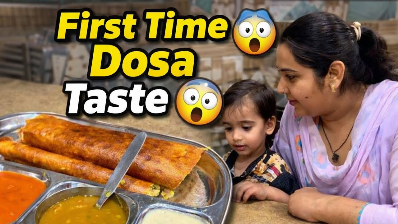 First Time South India Dosa😋 | Punjabi Family Vlog