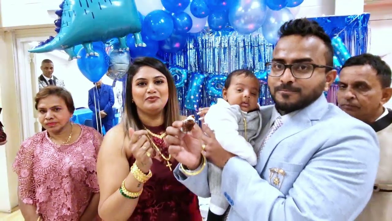 Baptism of Tristian Dias - Son of Sidney Dias (Santa Cruz, Goa) & Rochelle Dias - Swindon, UK.