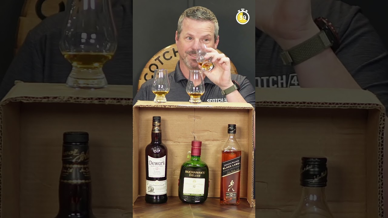 Johnnie Walker Black vs Dewars 12 vs Buchanan's 12 #blindchallenge