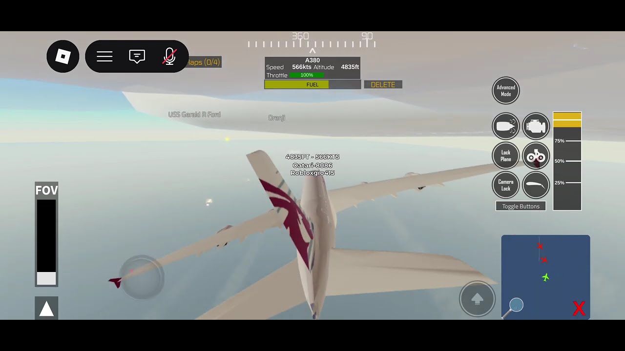 Flying in an A380 to Orenji in ptfs!!