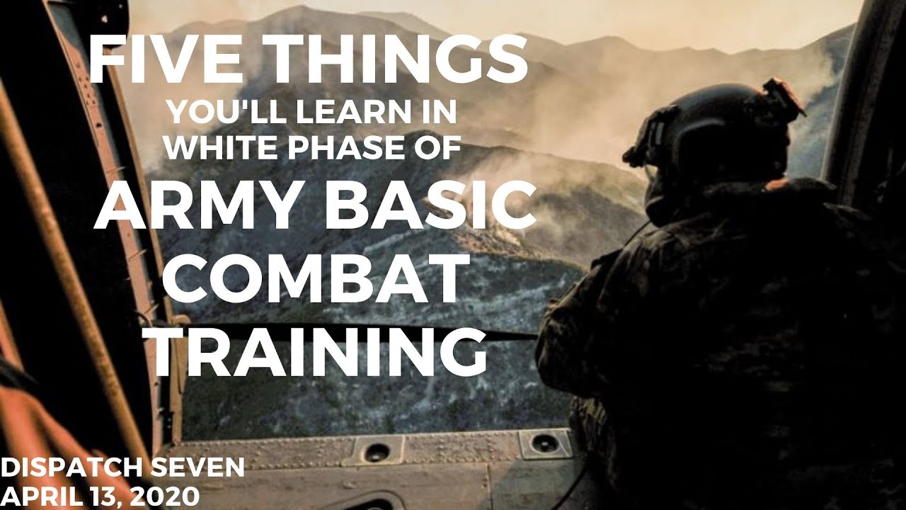 What to expect in Army Basic Combat Training? White Phase - Dispatch Seven #army #basictraining #USA