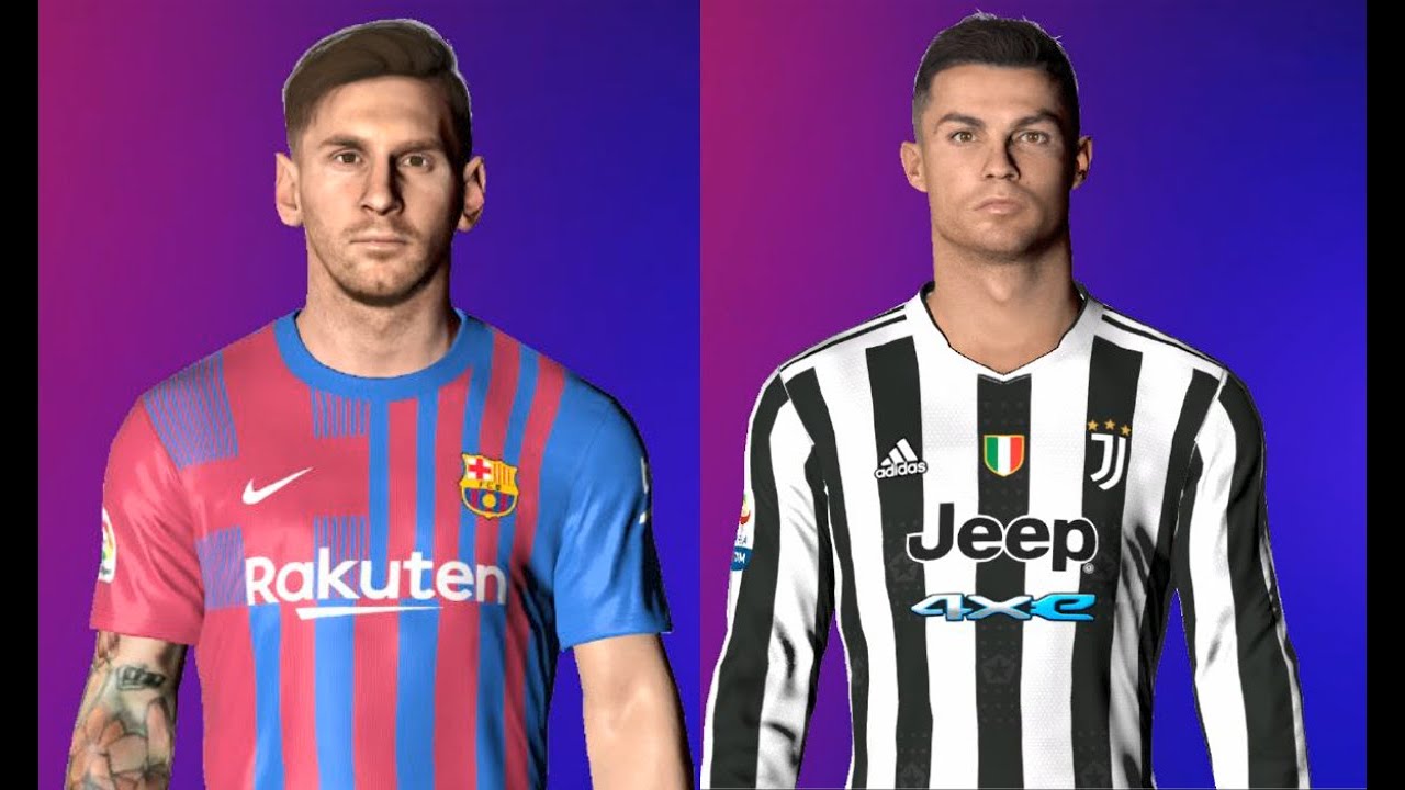 NEW FACE C.RONALDO AND LIONEL MESSI FOR PES 2017