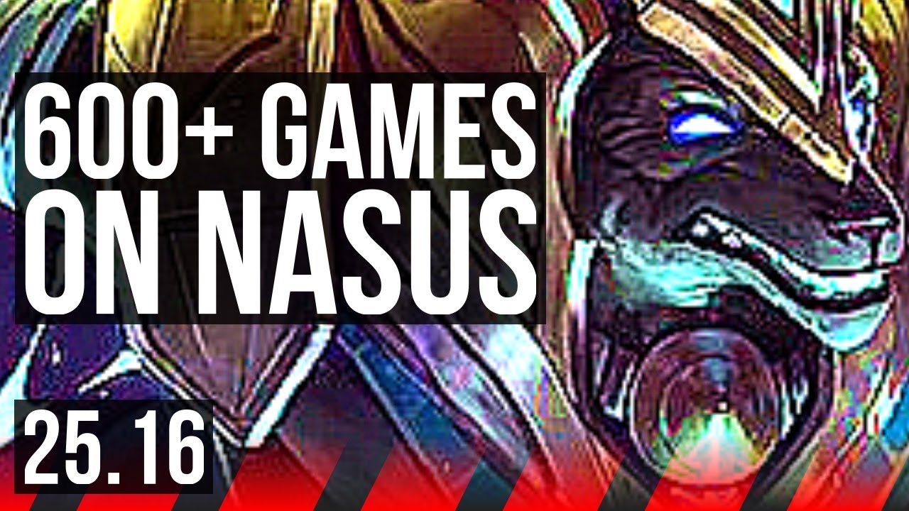 NASUS vs IRELIA (TOP) | 600+ games | KR Master | 25.16