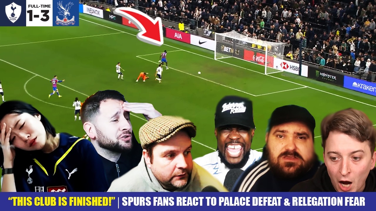 “This Club Is Finished!” 😤 Spurs Fans React to Palace Defeat & Relegation Fear
