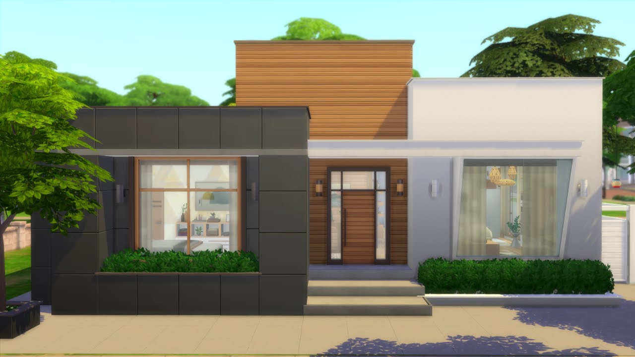 CASA TÉRREA MODERNA (SEM CP) COM A NOVA EXPANSÃO - The Sims 4
