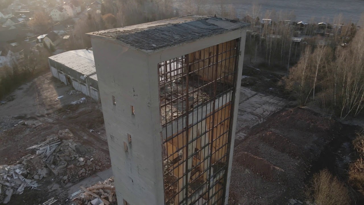 Förderturm Martin-Hoop-Schacht IX Mülsen St. Jacob | Sprengung