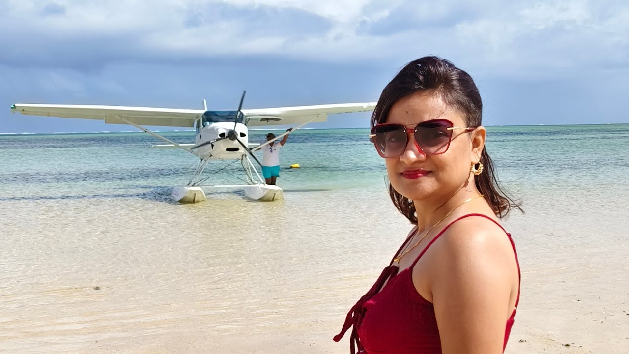  Magical Lagoon Flight & Ocean&rsquo;s Waterfall in Mauritius 🌊🚁 