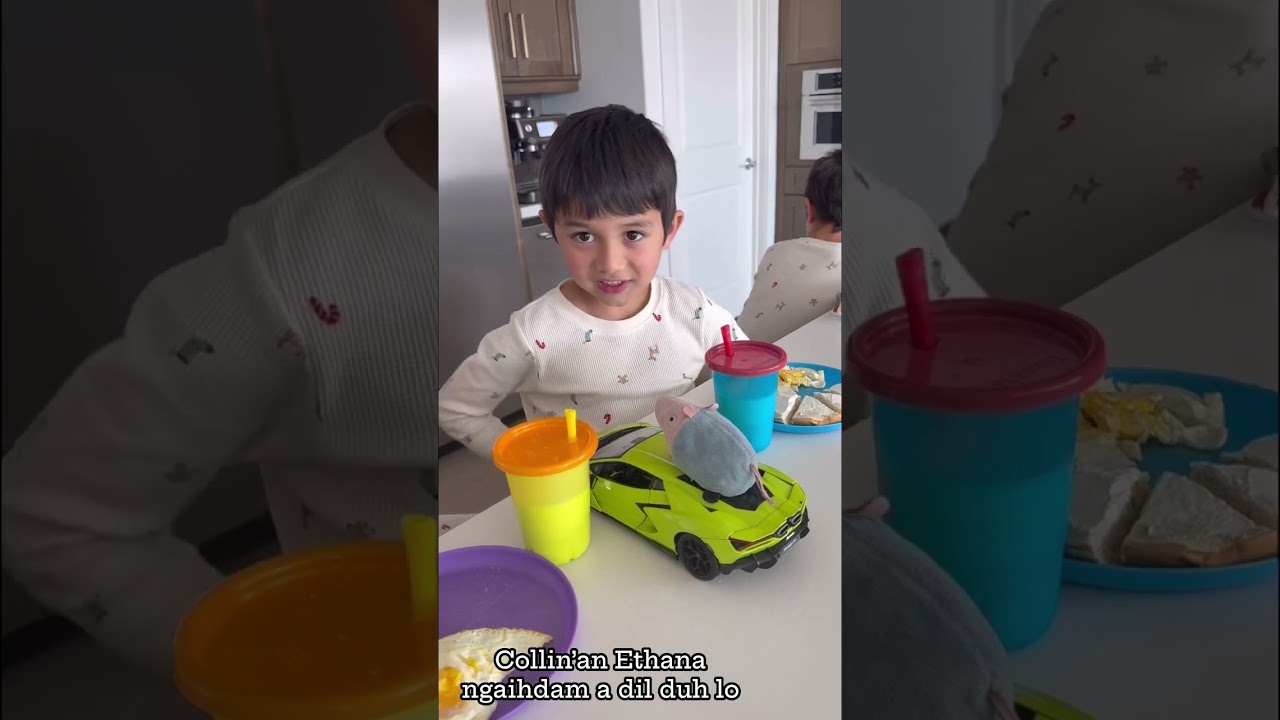 Collin-a leh Ethana buaina. Atei’n  Collin-a a zilh