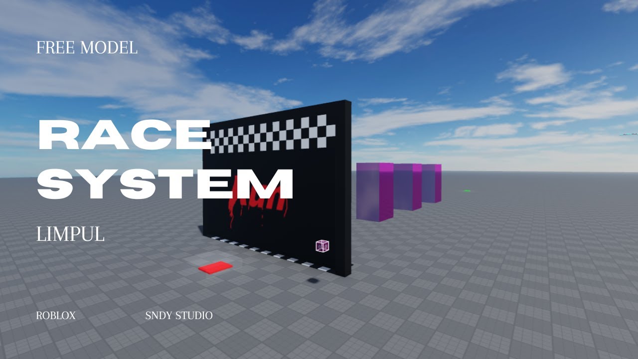 FREE MODEL BALAP SYSTEM ROBLOX