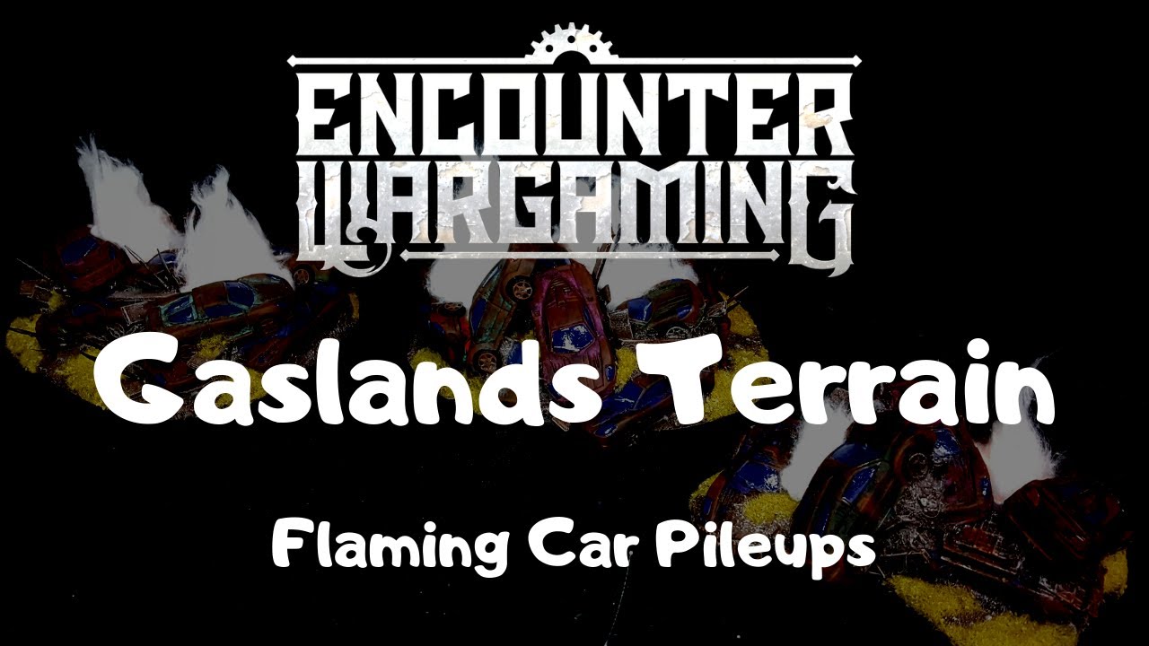Gaslands Flaming Car Pileups Terrain Tutorial